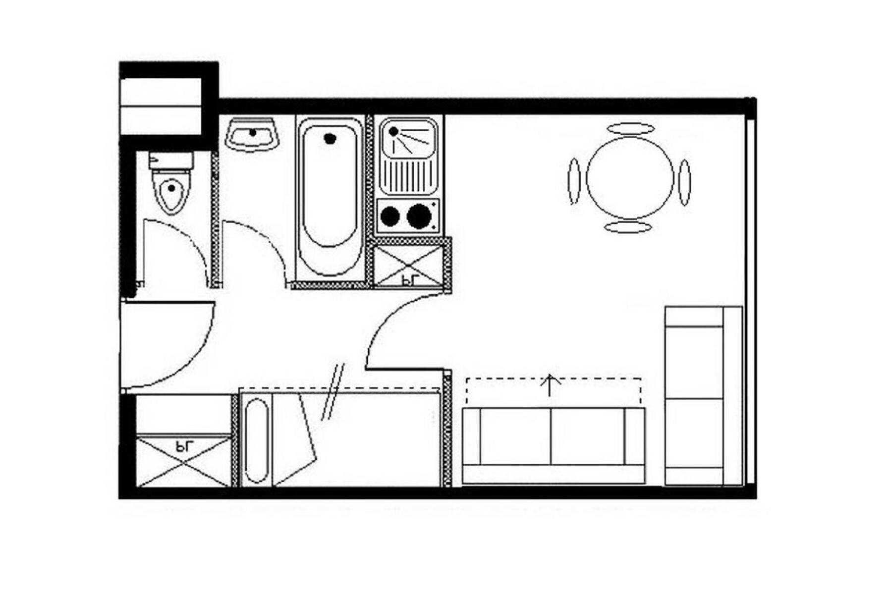 Residence Boedette A - Studio Classique - Depart Et Retour Skis Aux Pieds Mae-3564 سان-مارتن-دي-بيفيل المظهر الخارجي الصورة